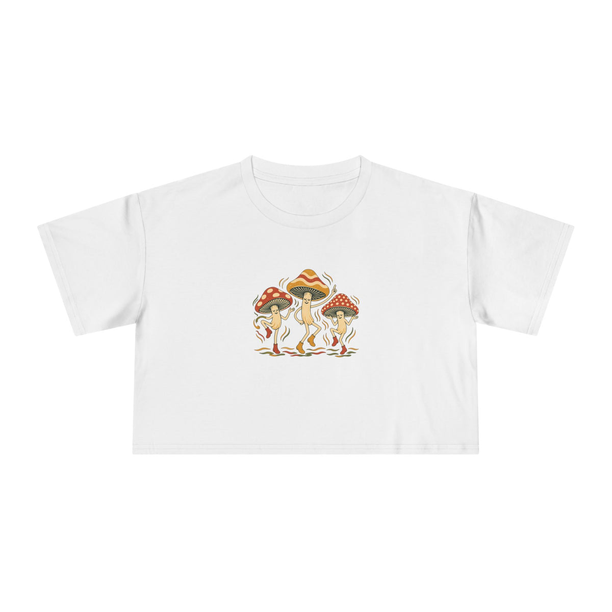 Mushroom Groove — Women’s Crop Top
