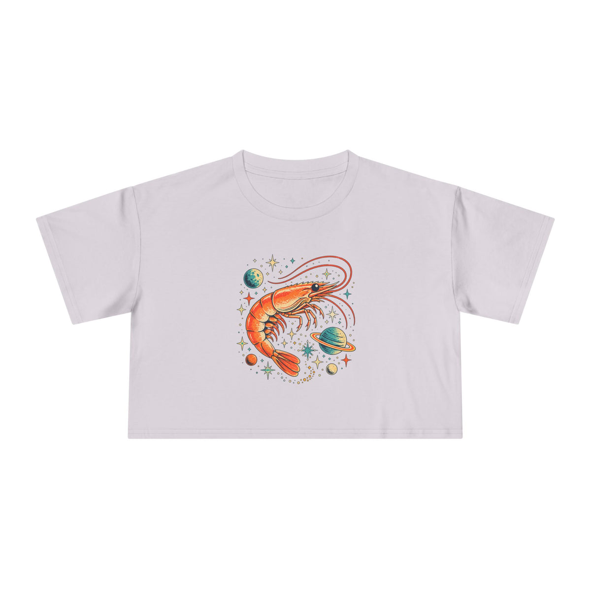 Cosmic Prawn — Women’s Crop Top