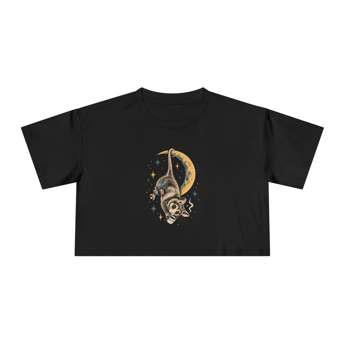 Possum Night Shift — Women’s Crop Top