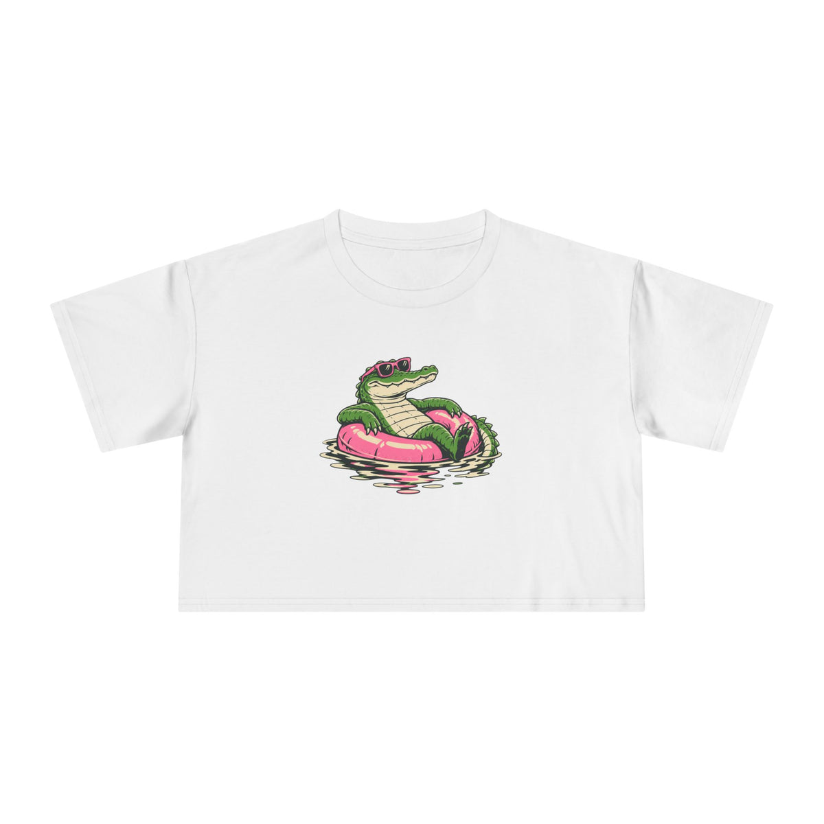 Croc Holiday — Women’s Crop Top