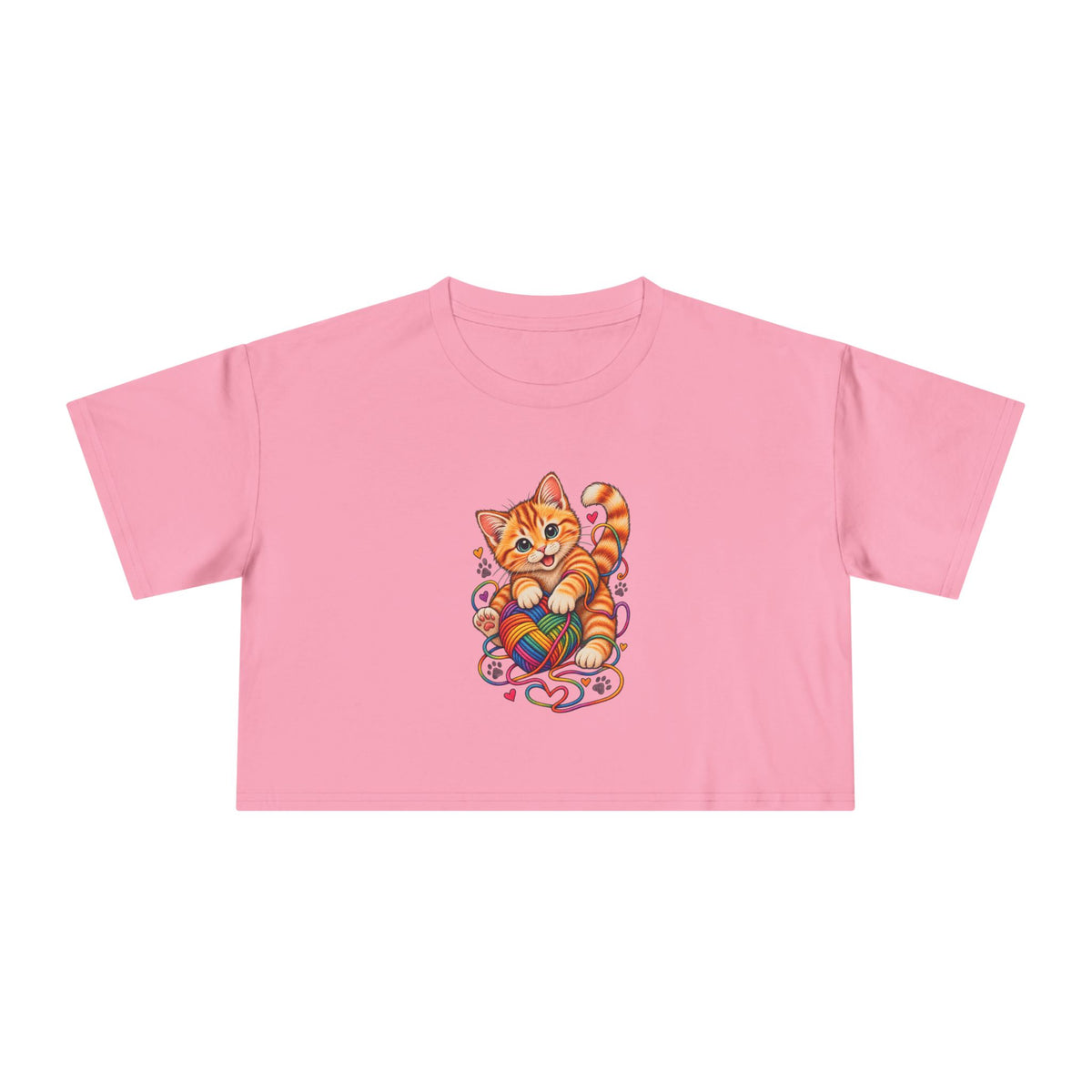 Rainbow Kitty - Women's Crop