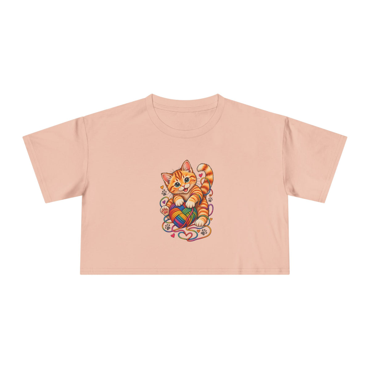 Rainbow Kitty - Women's Crop
