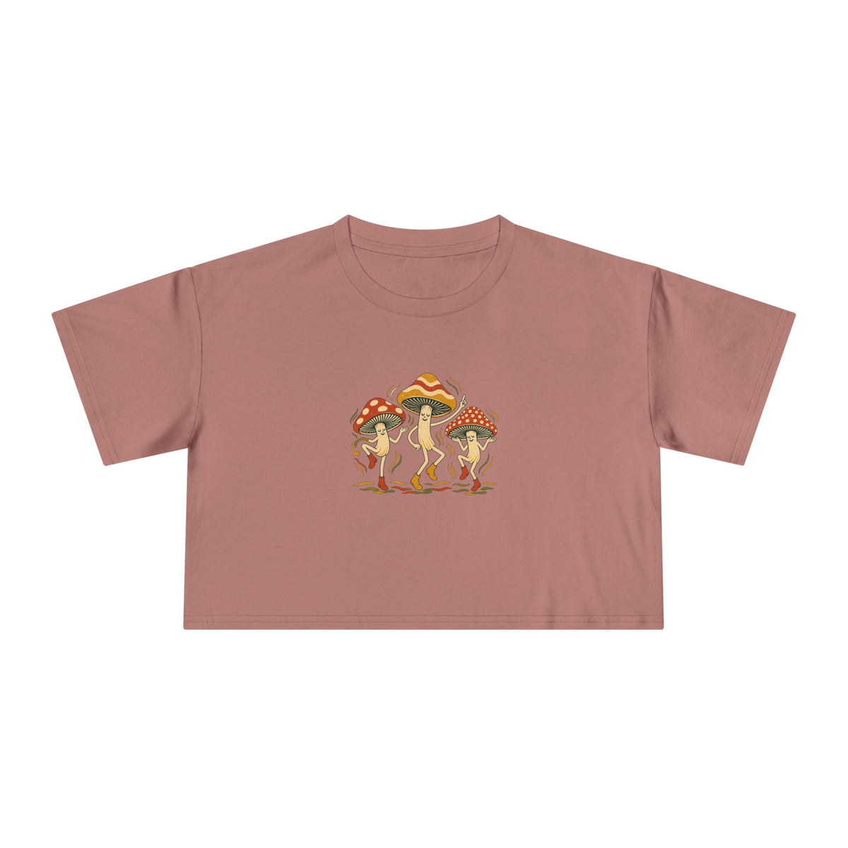 Mushroom Groove — Women’s Crop Top
