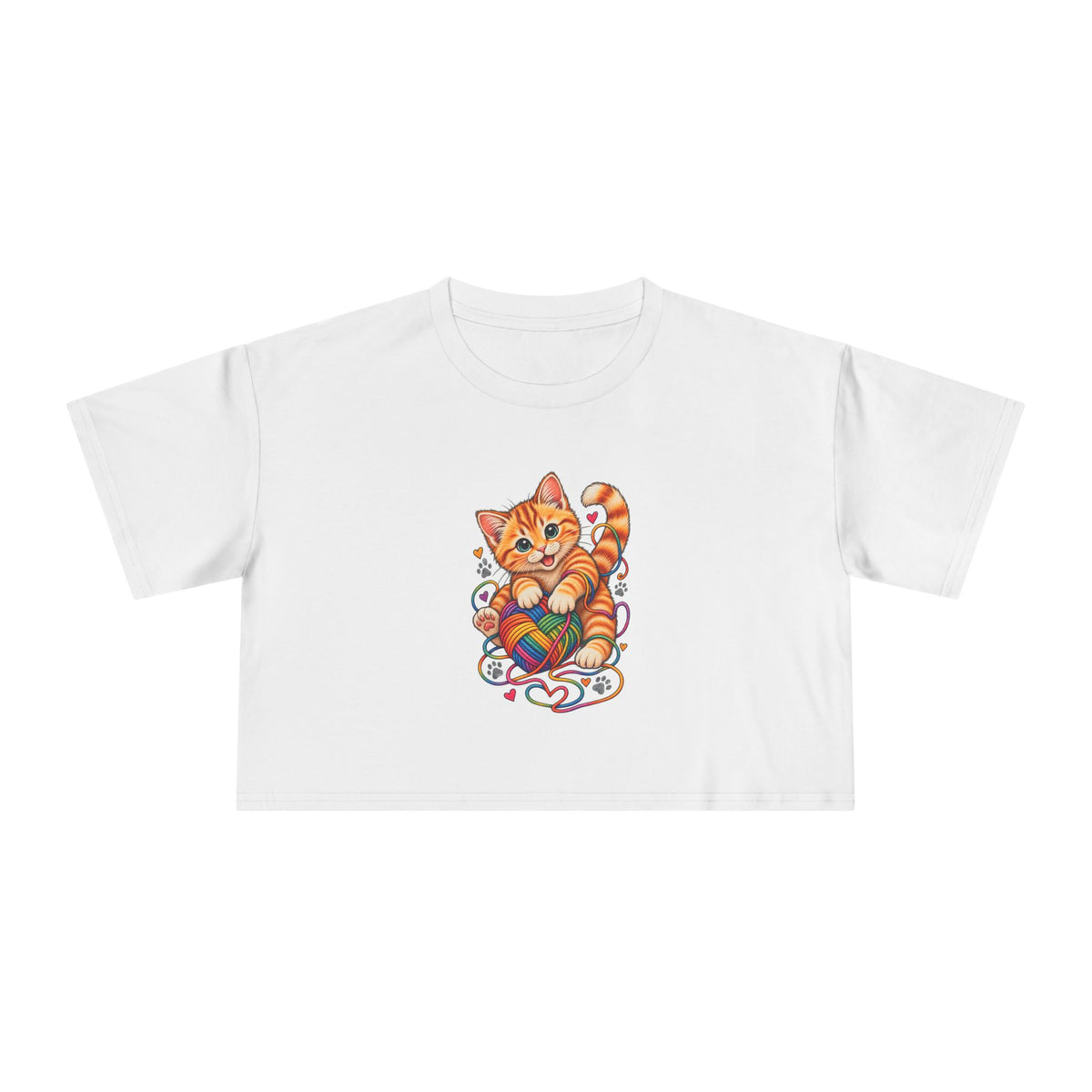 Rainbow Kitty - Women's Crop