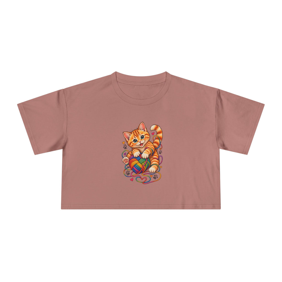 Rainbow Kitty - Women's Crop
