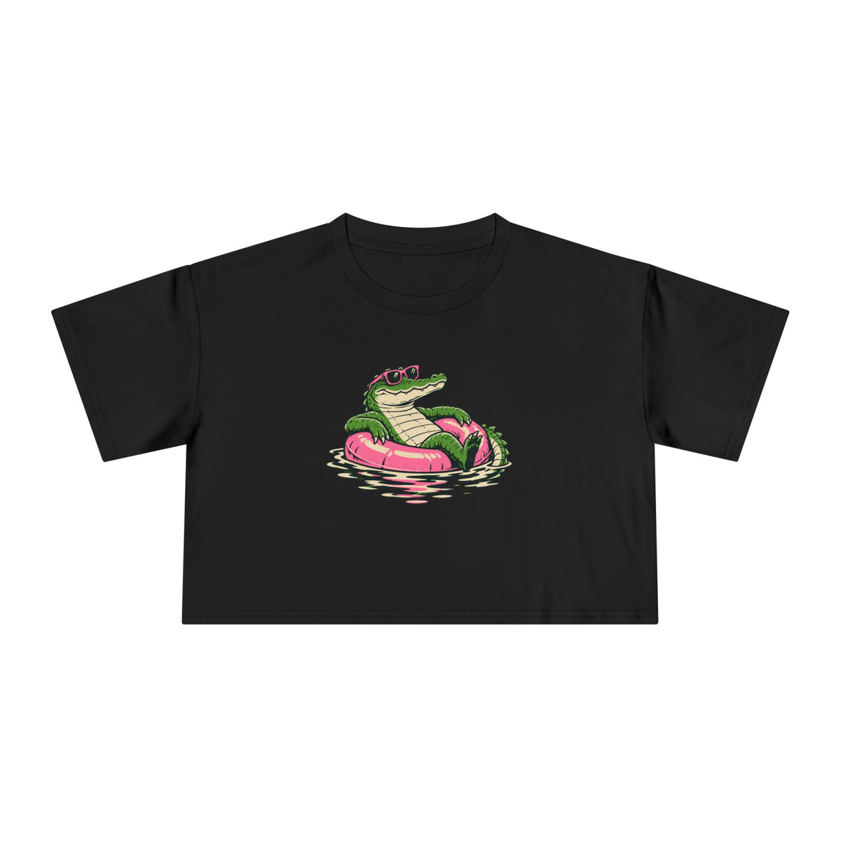 Croc Holiday — Women’s Crop Top