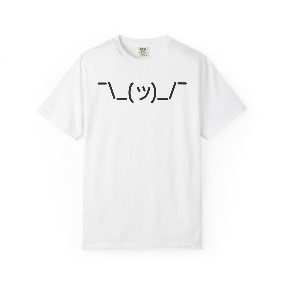 Shrug Emoticon - Light