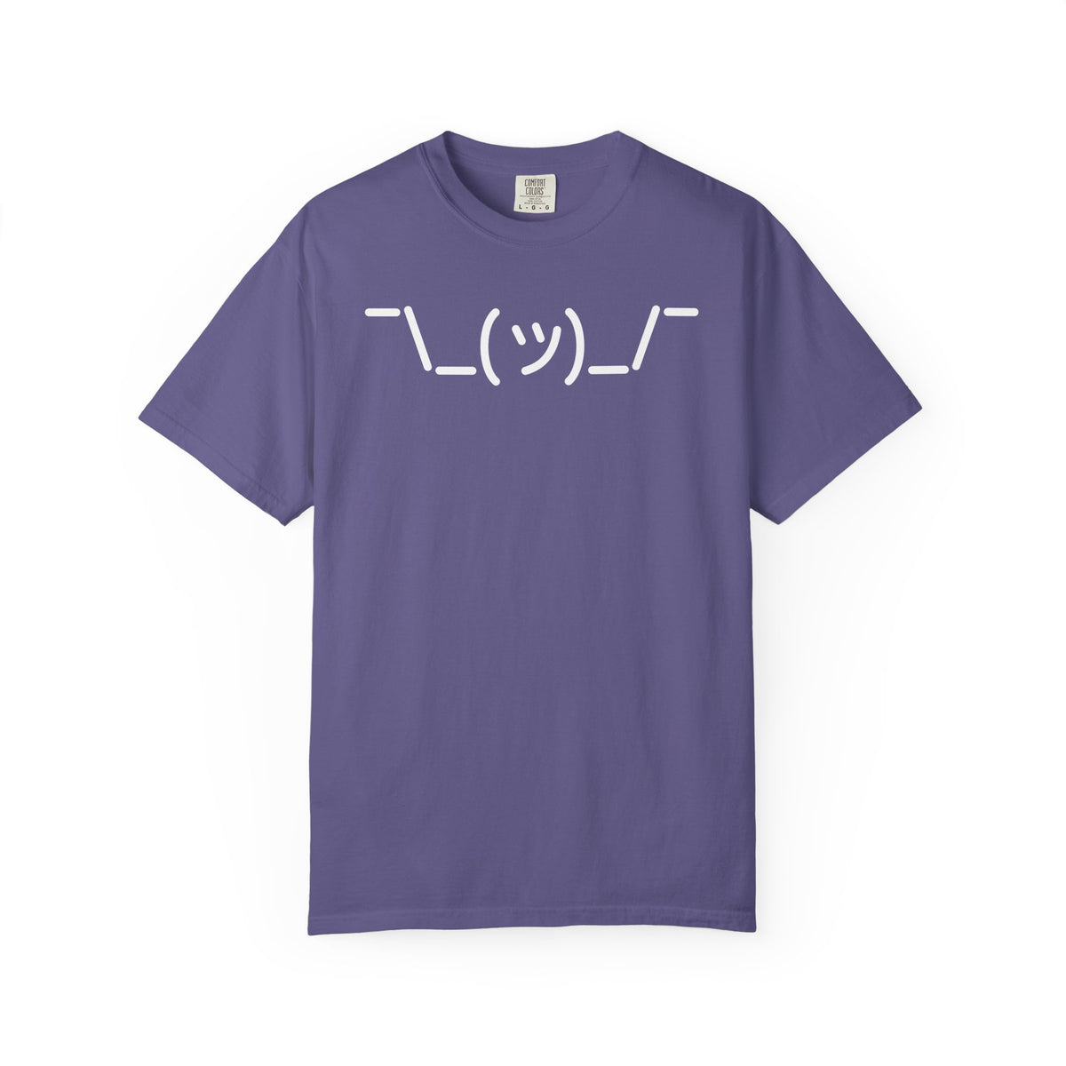 Shrug Emoticon - Dark