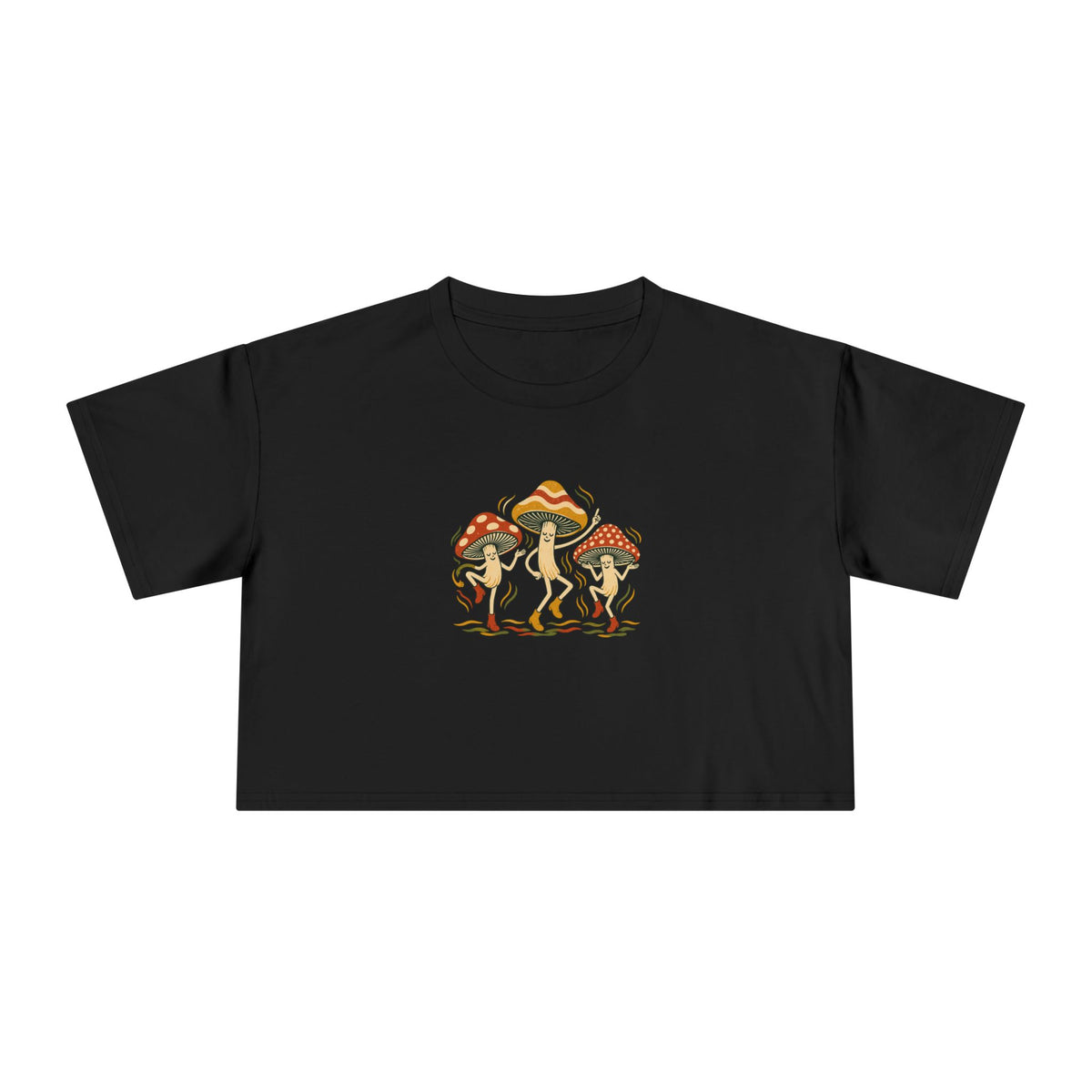 Mushroom Groove — Women’s Crop Top