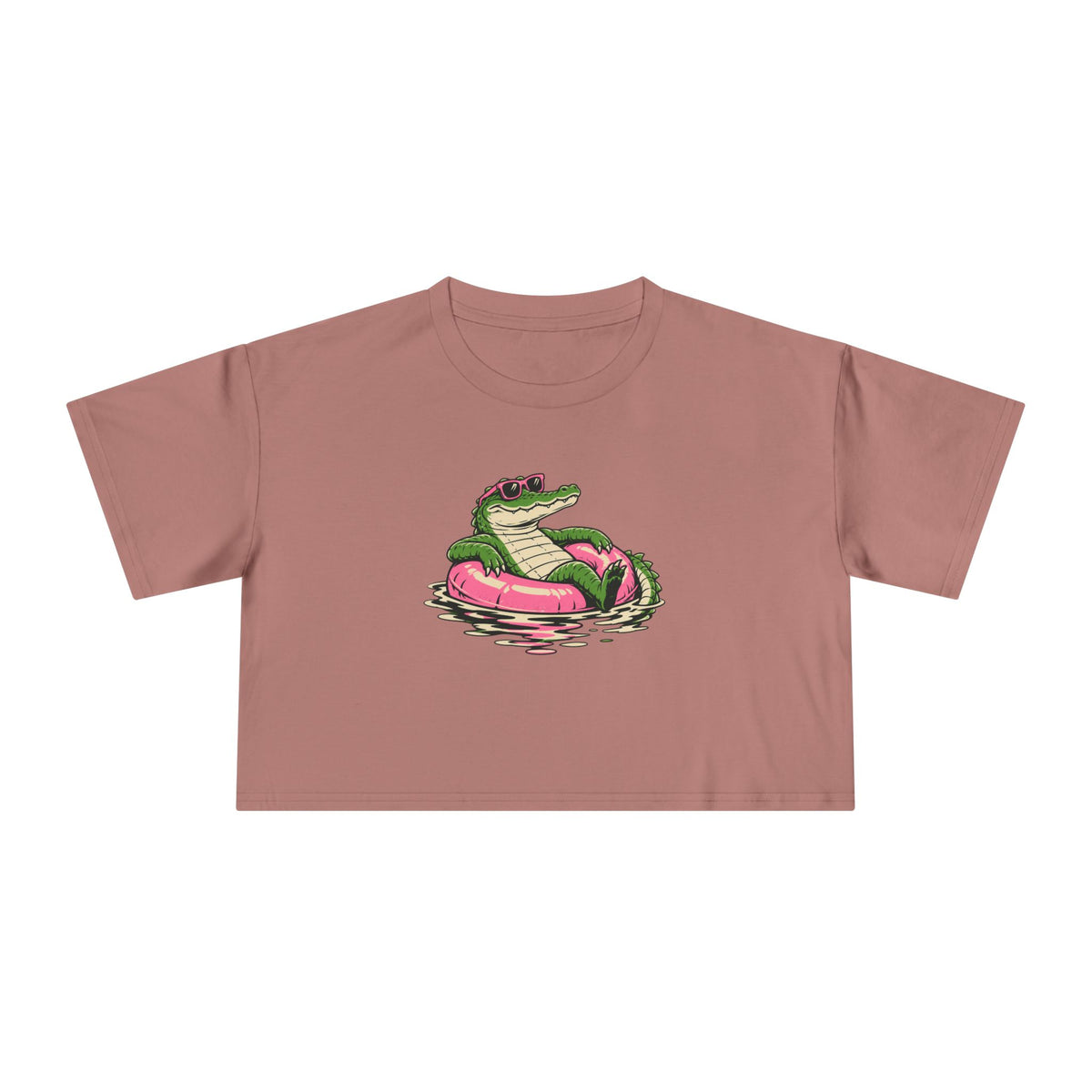 Croc Holiday — Women’s Crop Top