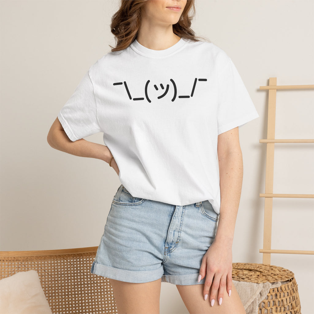 Shrug Emoticon - Light