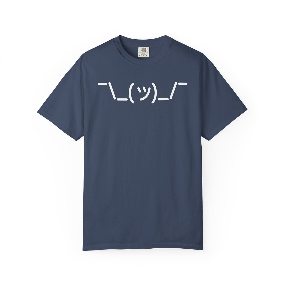 Shrug Emoticon - Dark