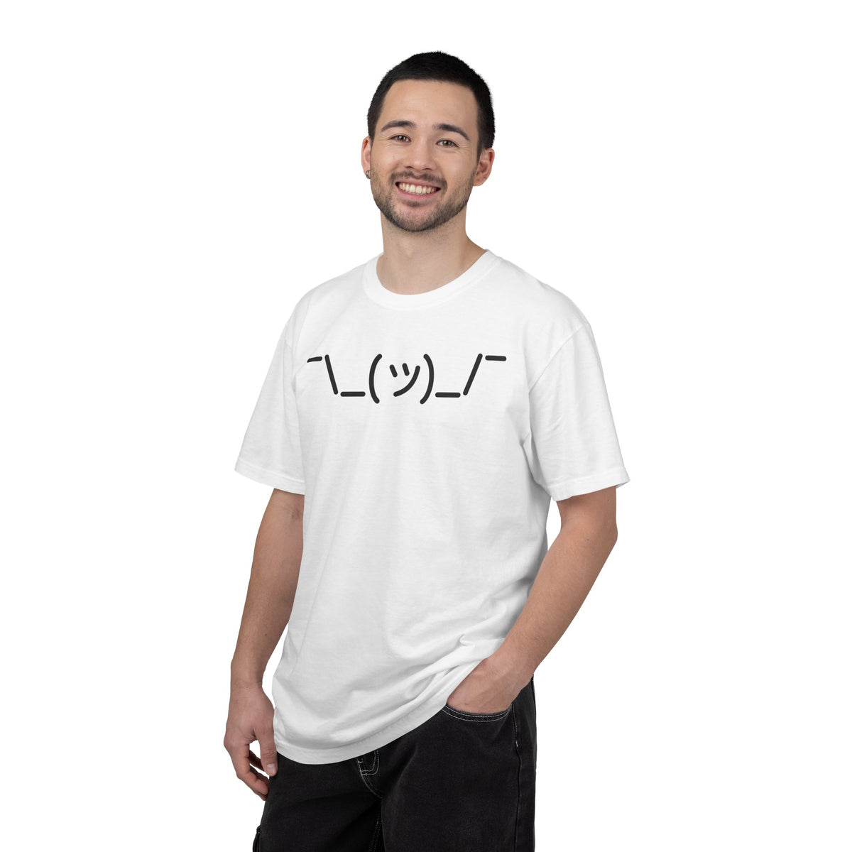 Shrug Emoticon - Light