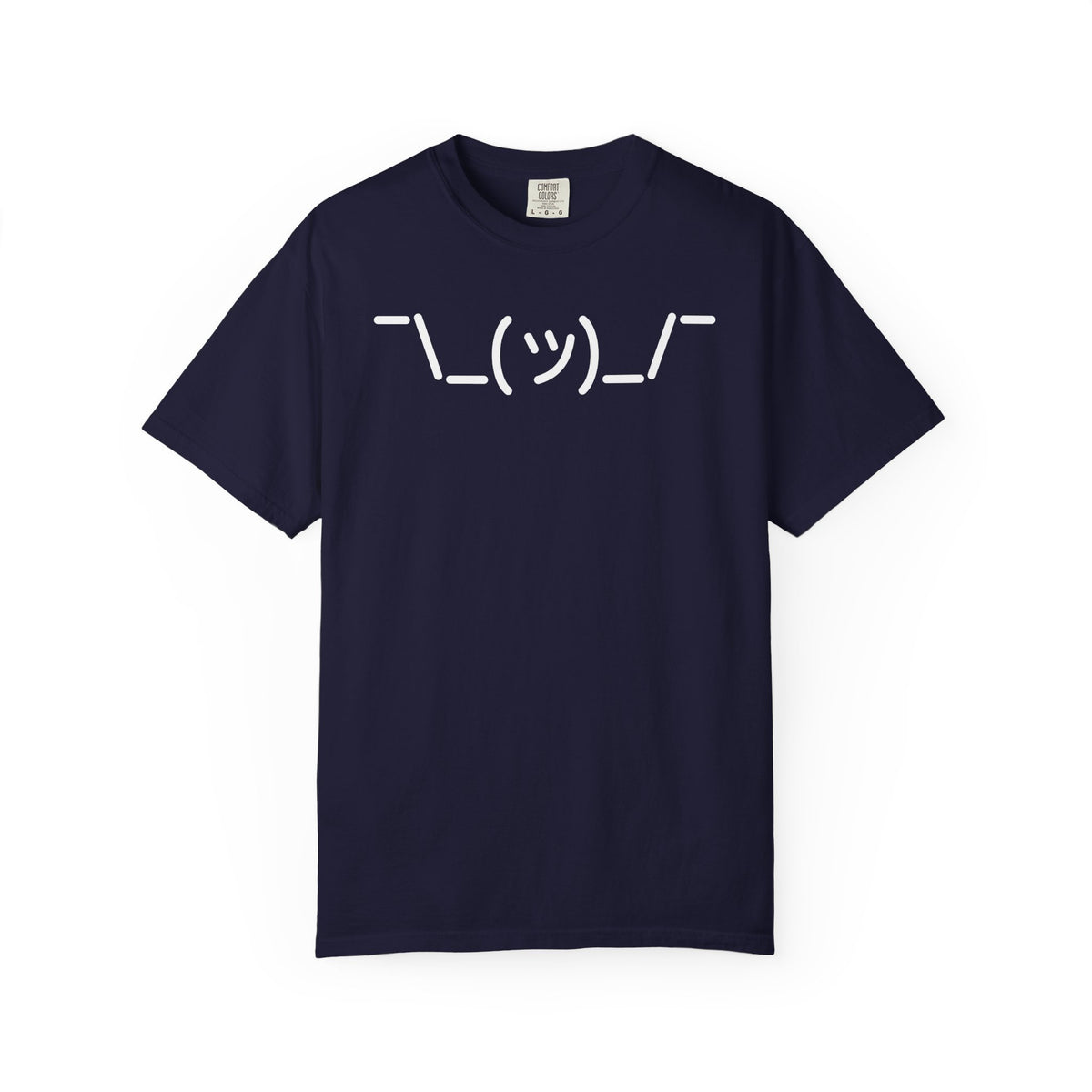 Shrug Emoticon - Dark