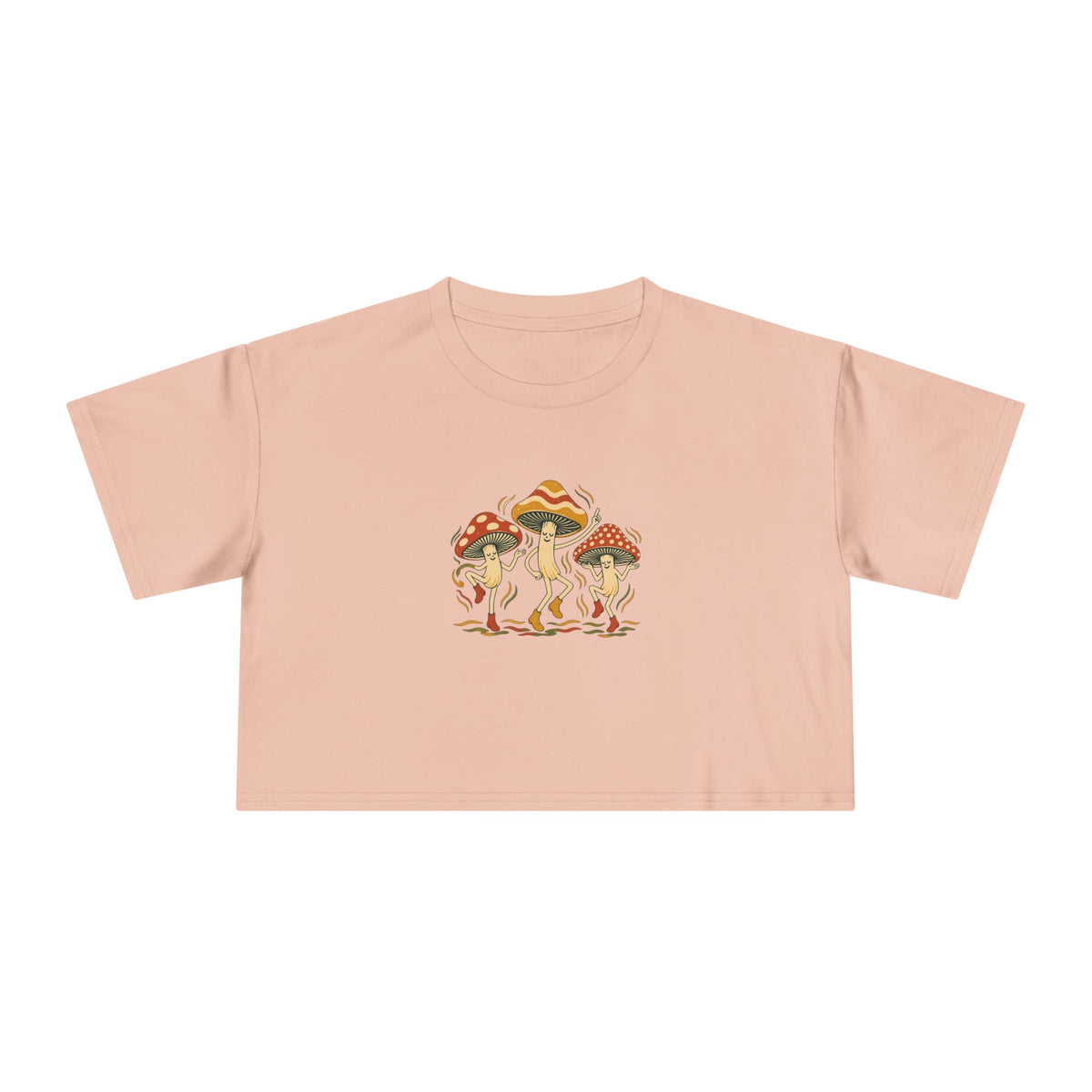 Mushroom Groove — Women’s Crop Top