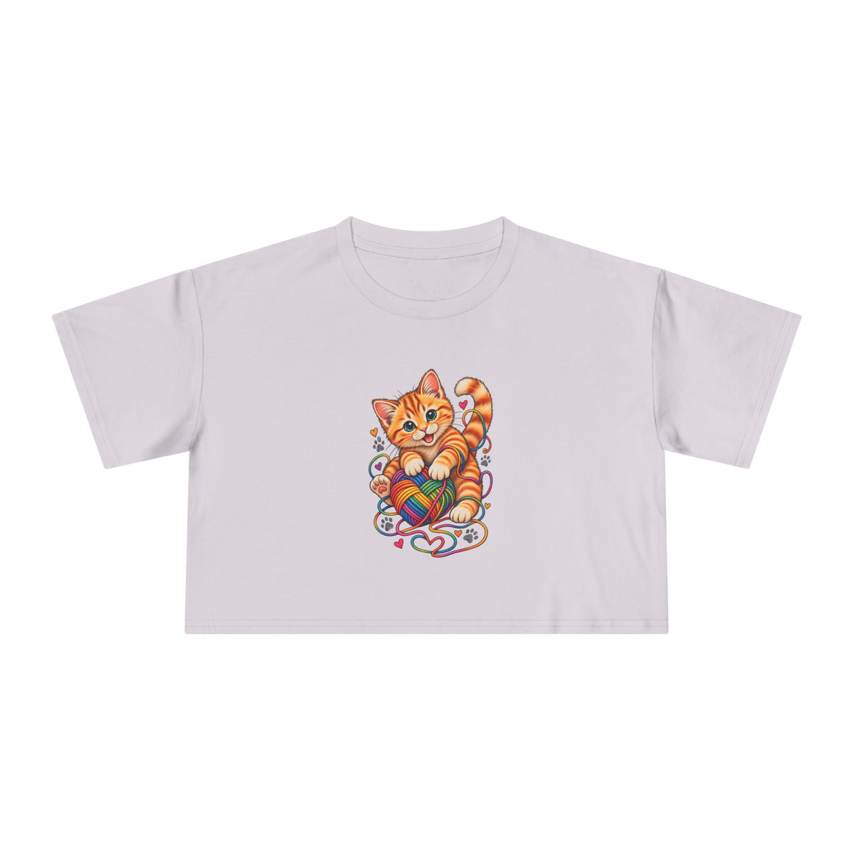 Rainbow Kitty - Women's Crop